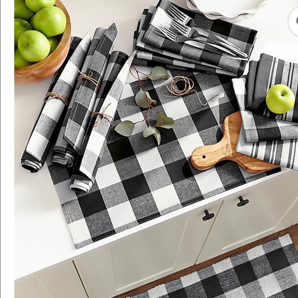 Buffalo Check 20" x 36”Woven Kitchen Mat - Picture 3 of 3